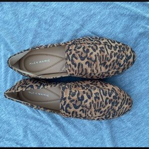 Alex Marie leopard print loafer 7.5 womens